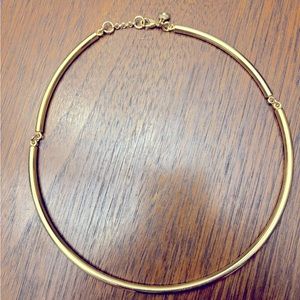 J. Crew Gold Choker Necklace